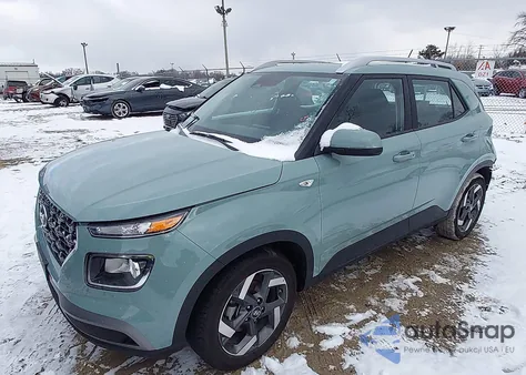 2025 Hyundai Venue Sel из США, поврежденный, VIN KMHRC8A3XSU398539